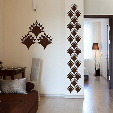 Desert Wall Vinyl Decoration Abstract Motif Design Pattern