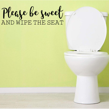 Funny Bathroom Decal