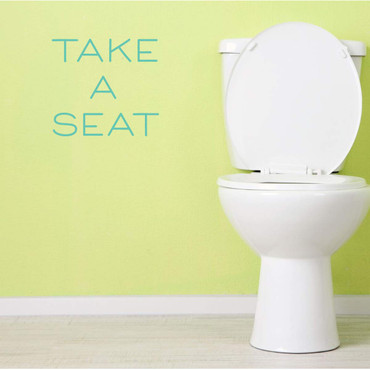 Funny Bathroom Vinyl Sticker