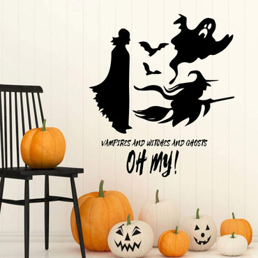 Halloween Vinyl Silhouette Decor
