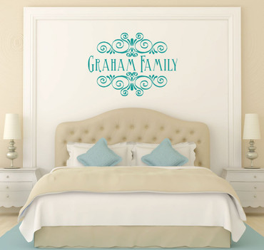 Personalized Family Name Wall Decals of Premium Vinyl Stickers for Home and Wall Decor