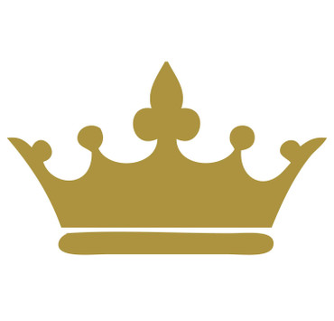 Personalized Princess Wall Art Decals Crown Silhouette