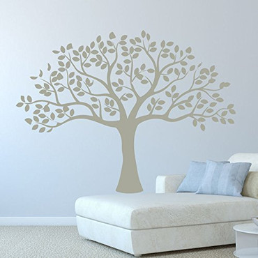 Tree Wall Decal Vinyl Decor Sticker - Use for Decorating Living Room or Bedroom at Home, Office, Nursery - Nature Scene Wall Art