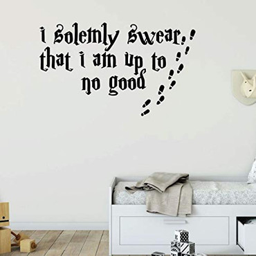 Harry Potter Decal - Marauder's Map Quote