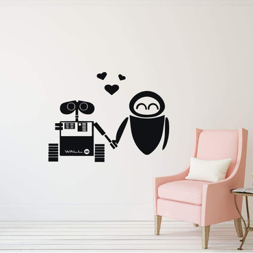 Wall e and Eve Wall Vinyl Decoration