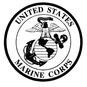 Marine Corps decal USMC emblem vinyl sticker for walls cars and trucks