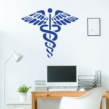 Medical Corps Vinyl Wall Decal - Blue