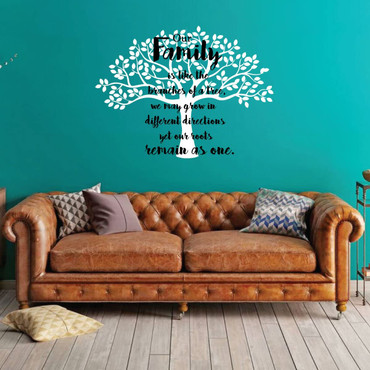 Family Tree Wall Decal - couch