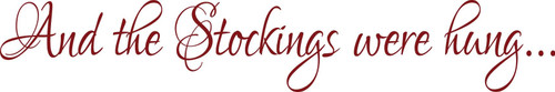 Christmas Wall Decal Lettering