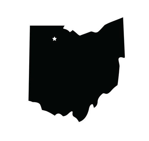 Custom Ohio State Request - City of Weston Star - Vinyl Wall Decor, 17th State, Columbus Ohio, Eastern States, Ohio State Buckeyes