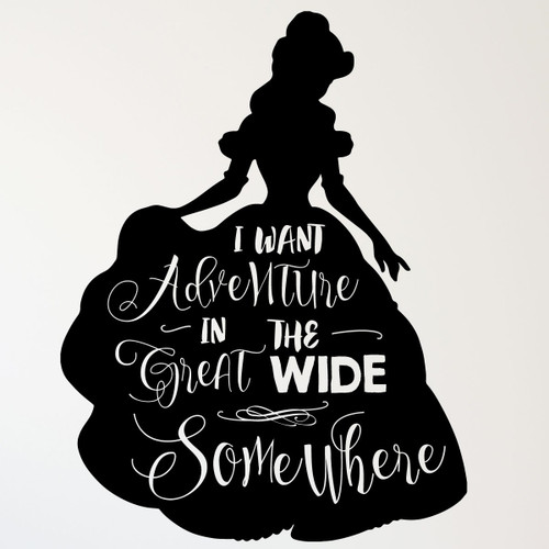 Beauty and The Beast Bell Vinyl Wall Sticker