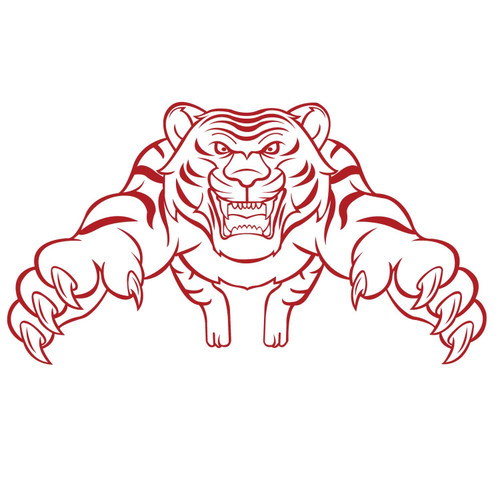 Tiger Wall Decor Vinyl Decal