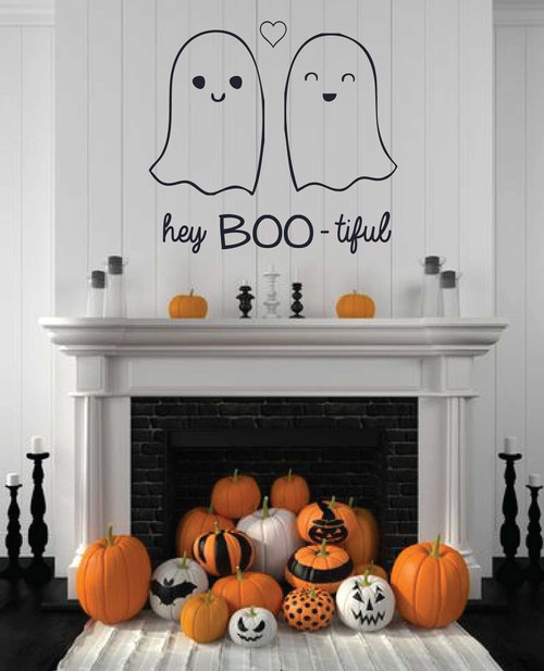 Cute Ghost Wall Decal Decor
