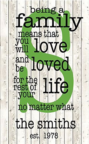 Family Love Name Wall Decal Vinyl Home Decor - Personalized Living Room Decoration - Elegant Multi - Color Art Stickers with Established Year