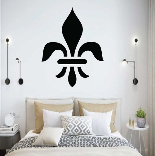 Fleur De Lis Vinyl Wall Decal