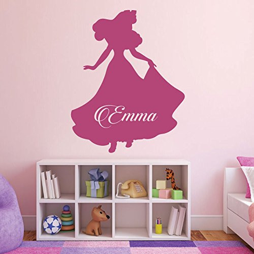 Girl's Personalized Princess Silhouette