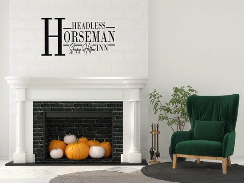 Headless Horseman Sleepy Inn Vinyl Wall Decal Sticker