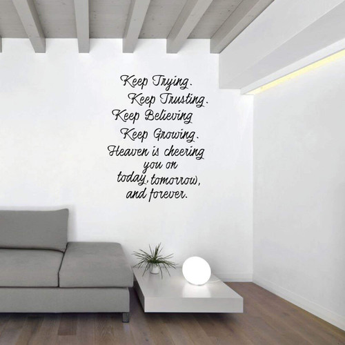 Heaven Wall Decor Motivational Quote