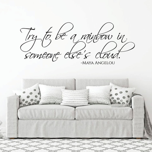 Maya Angelou Inspirational Wall Decal