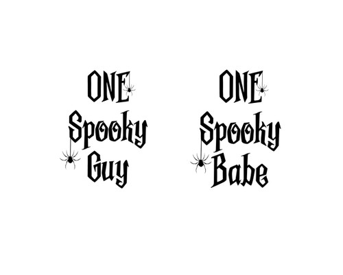 One Spooky Guy Vinyl Decal