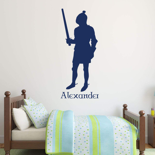 Personalized Knight Wall Decal