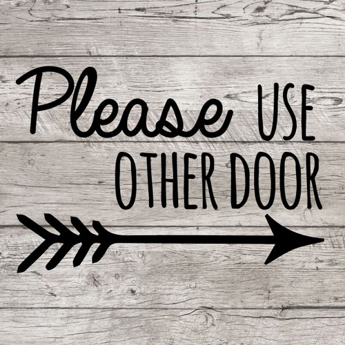 Please Use Other Door Decal with Arrow Design