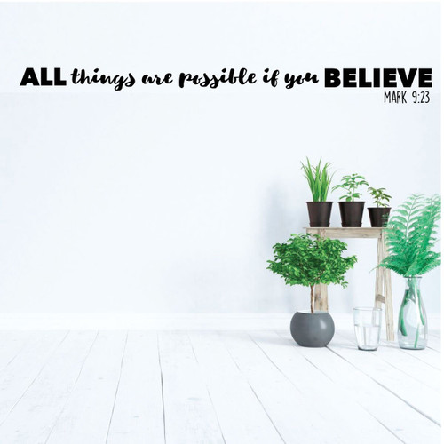 Scripture Quotes Wall Decor Decal