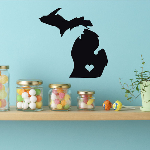 State of Michigan Vinyl Wall Home Decor