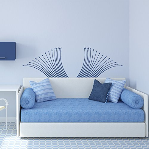 Vinyl Wall Decals Arrows Curved Home Decor Pattern Design