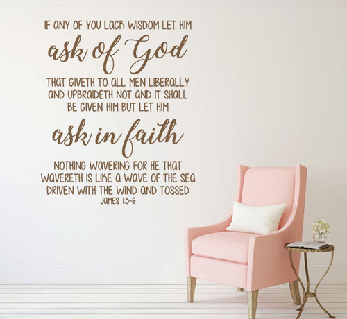 Bible Verse Wall Decal