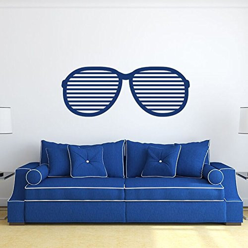 Chic Sunglasses Design Vinyl Wall Decal, Hip Shades Sticker Vinyl Decor for Living Room, Bedroom, or Studio Decoration