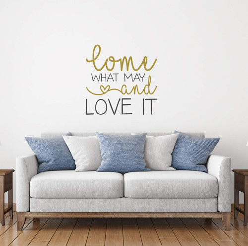 Inspirational Wall Decal Quote