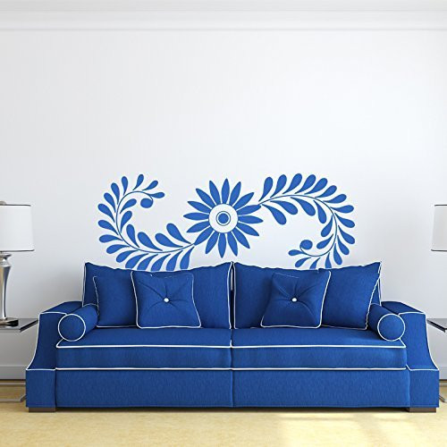 Decorative Wall Decals Floral Design Removable Vinyl Decor Sticker for Home, Office, Clinics, Events