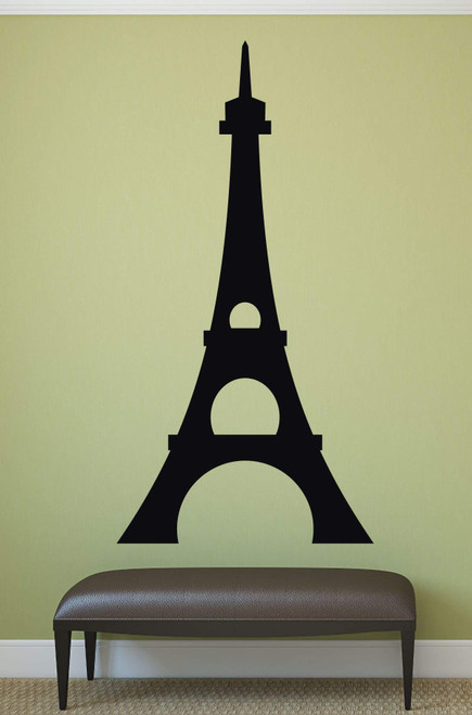 Eiffel Tower Wall Decal - Paris Wall Decor, Eiffel Tower Decorations Party, Eiffel Tower Decor For the Living Room or Bedroom