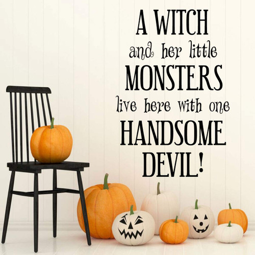Halloween Decoration Quote for the Whole Family 'Fall Vinyl Decor for the Home or Door