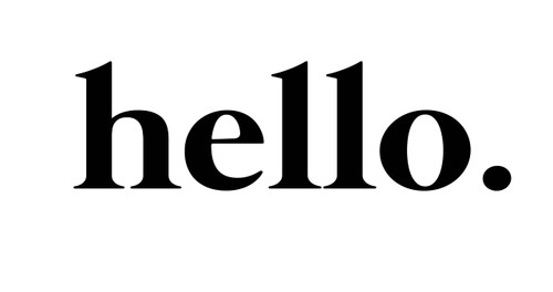 Hello Wall Decor - Vinyl Lettering for Door, Window