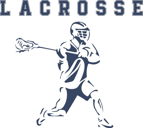 Lacrosse Wall Art - Boys Room Decor - Sports Wall Decals