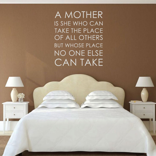 Mother's Day Gifts Vinyl Wall Art Decal Sticker - Quotes About Mothers