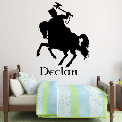 Personalized Name Wall Decal for Boy's Bedroom or Playroom