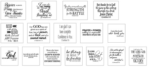 Bible Verses Vinyl Decal Lettering