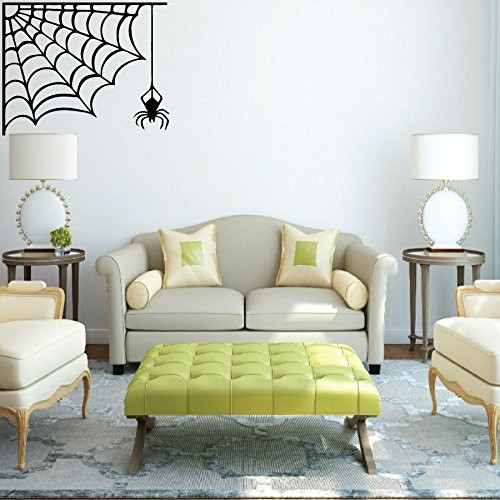 Cobwebs - Spider Web Decorations, Vinyl Wall Art, Halloween Party, Haunted House Decor, Halloween Decals, All Hallows Eve