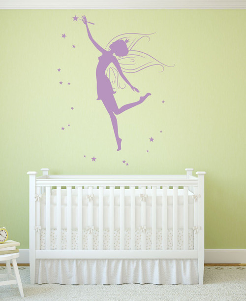 Fairies Wall Decals - Fairy Princess - Fairy Decor For the Playroom or Nursery, girl's Bedroom Decor, Fairy Wall Art, Fairy Wall Decals