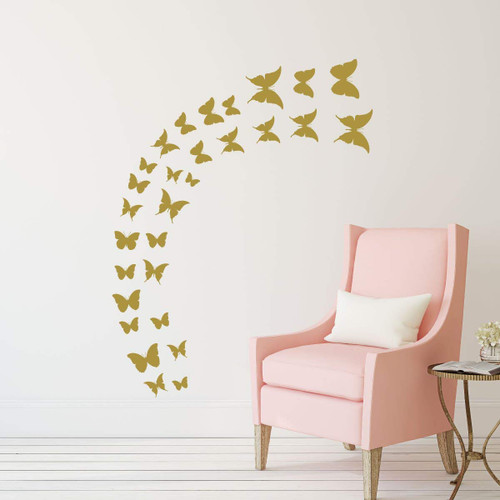 Flying Butterflies Vinyl Wall Decals
