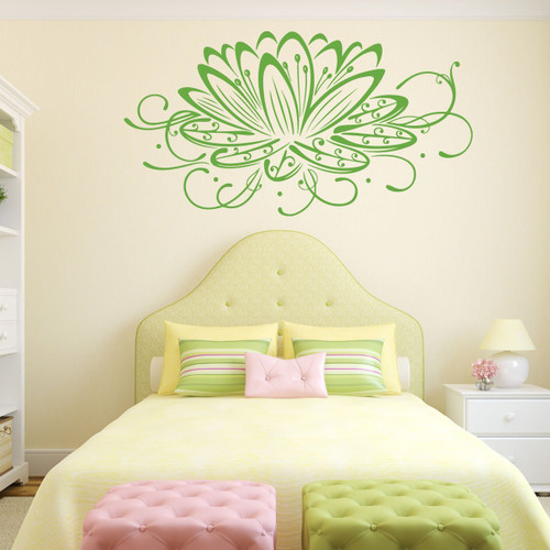Lotus Flower Wall Decal - Flower Decals For Wall, Blue Lotus Flower, White Lotus Flower, Pink Lotus Flower, Purple Lotus Flower, Lotus Flower Art For the Home