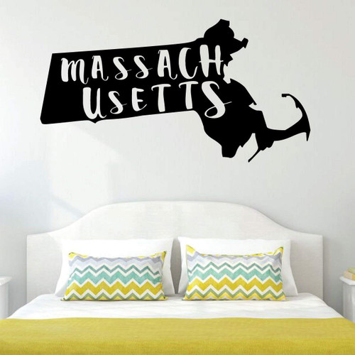 Massachusetts Wall Decal