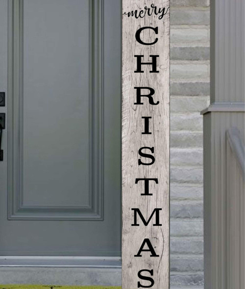 Merry Christmas Lettering Quote Vinyl Decal