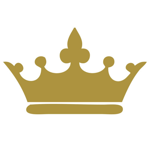 Personalized Princess Wall Art Decals Crown Silhouette