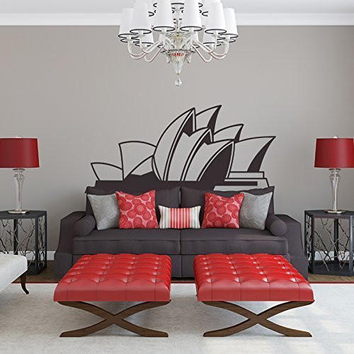 Sydney Opera House Poster Vinyl Wall Decal Decor for Home Decor, Office, Theater, Classroom, Cultural Symbol of Australia