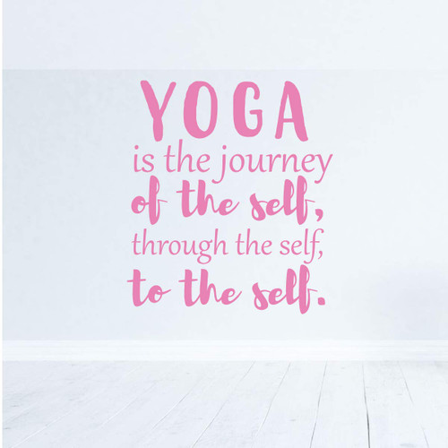 Yoga Quote Wall Decal