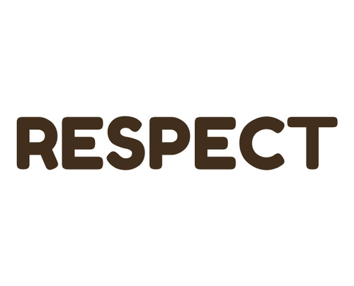 Custom Request Vinyl Wall Decal - "RESPECT" - Vinyl Sticker Decoration - 60 x 10 inches